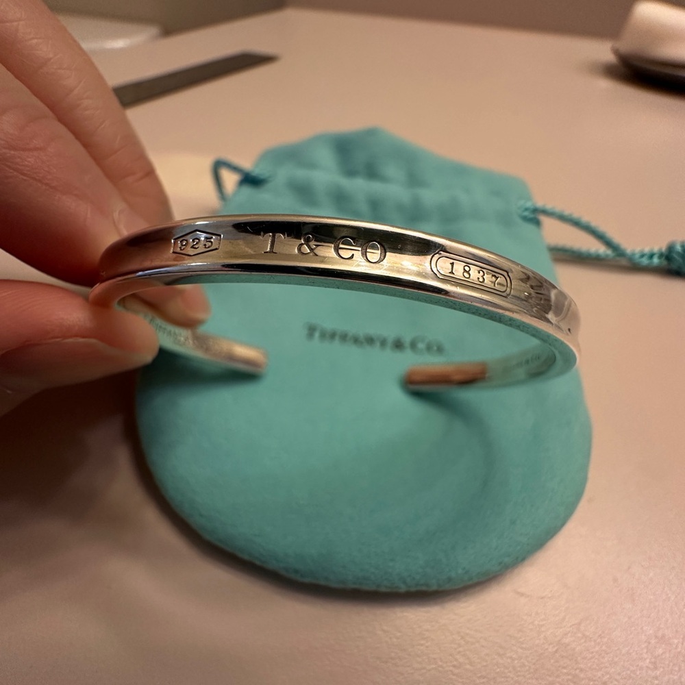Tiffany & Co. Sterling Silver Engraved Bracelet